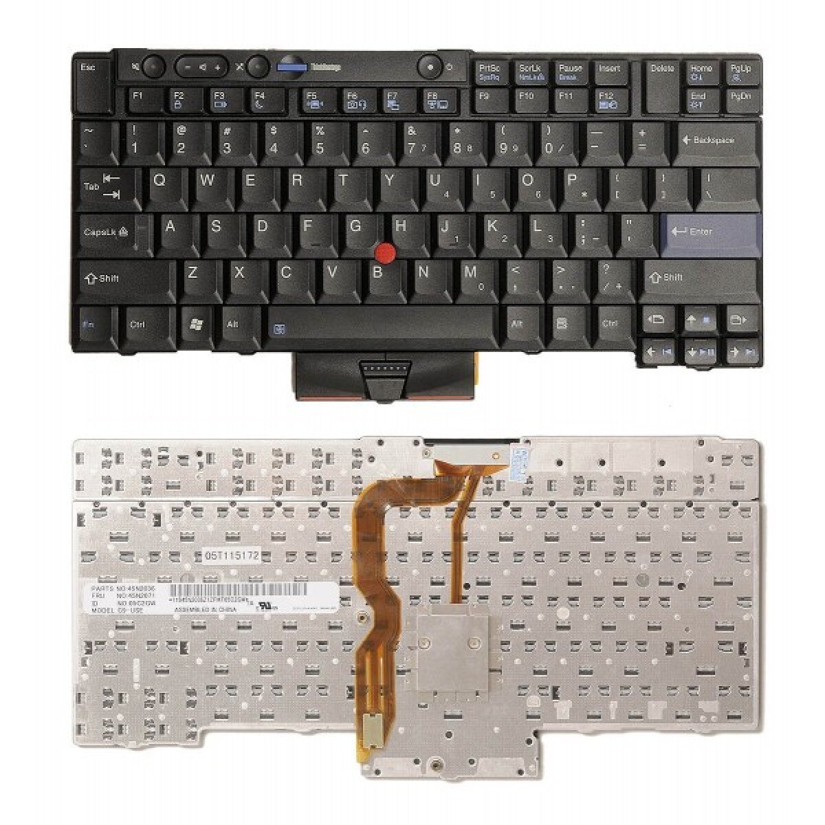 KEY-079 Πληκτρολόγιο για Lenovo T400S/T410/T510, μαύρο - Image 1