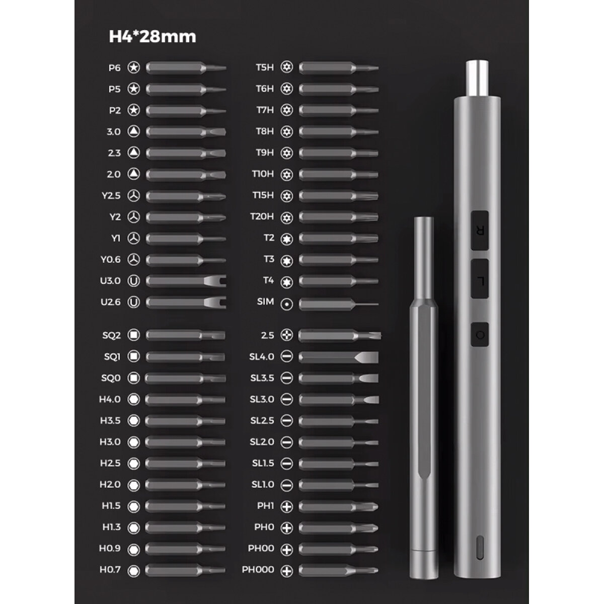 KS-882057-6 KINGSDUN σετ ηλεκτρικό κατσαβίδι KS-882057 με LED φακό, 350mAh, 57 σε 1 - Image 7