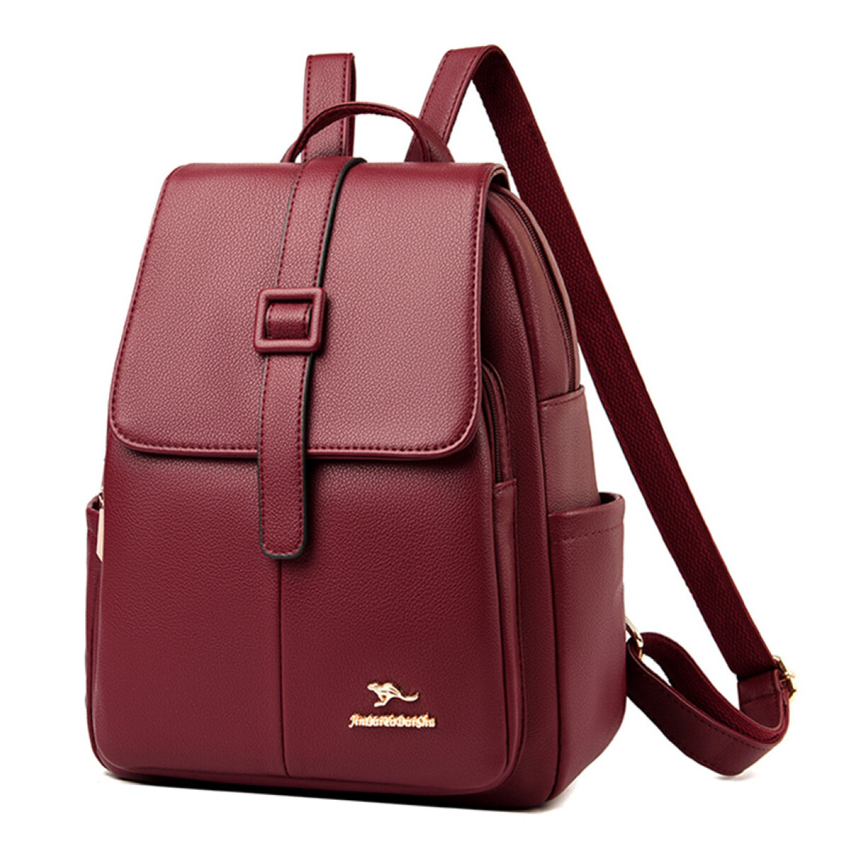 LBAG-0010-2 BALIDAISHU γυναικεία τσάντα πλάτης LBAG-0010, κόκκινη - Image 4