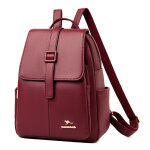 BALIDAISHU γυναικεία τσάντα πλάτης LBAG-0010, κόκκινη - Image 4