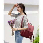 BALIDAISHU γυναικεία τσάντα πλάτης LBAG-0010, κόκκινη - Image 2