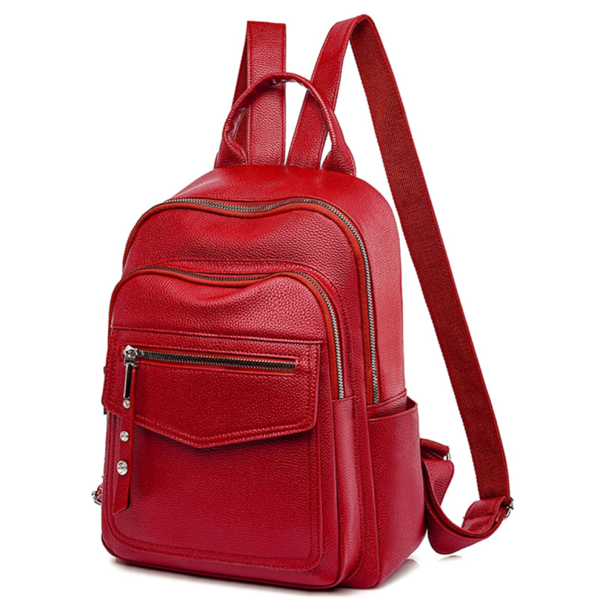 ROXXANI γυναικεία τσάντα πλάτης LBAG-0020, κόκκινη - Image 2