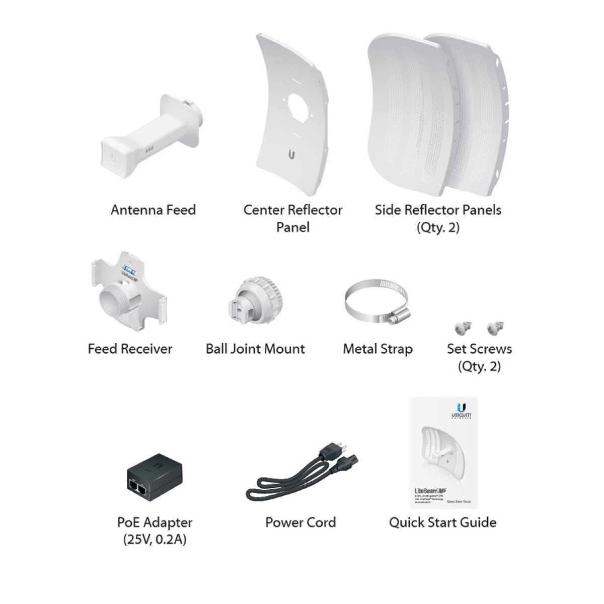 LBE-M5-23-1 UBIQUITI LiteBeam M5 airMAX CPE Access Point LBE-M5-23, 23dBi, 5GHz - Image 3