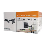 BRATECK βάση οθόνης για στύλο στήριξης LDA35-112, 17-32", έως 8kg, full motion - Image 9