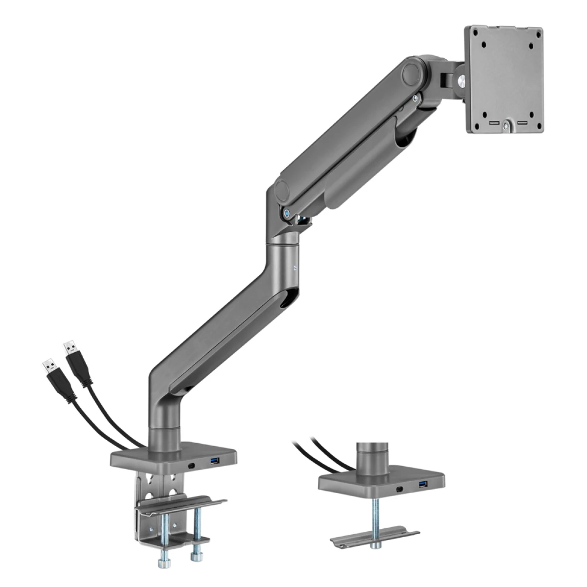 BRATECK βάση γραφείου οθόνης LDT74-C012UC, 17-49", έως 20kg, heavy duty - Image 1