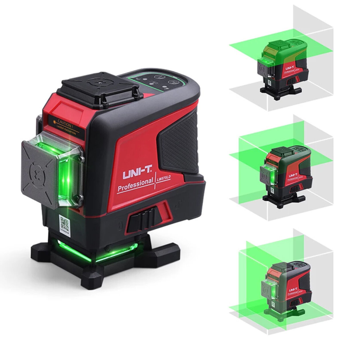 UNI-T γραμμικό αλφάδι laser LM575LD, με πράσινη δέσμη 12 ακτίνων 3D - Image 2