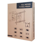 BRATECK επιτοίχια βάση τηλεόρασης LPA61-466, 37-80", έως 60kg, full motion - Image 6