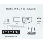 TP-LINK Desktop Switch LS105G, 5-port 10/100/1000Mbps, Ver. 1.0 - Image 5
