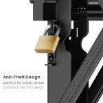 BRATECK επιτοίχια βάση τηλεόρασης LVW02E-48T, 37-70", έως 70kg, Pop-Out - Image 5