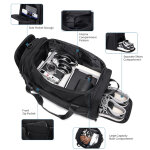 ARCTIC HUNTER τσάντα ταξιδίου LX00021, πτυσσόμενη, 30L, μαύρη - Image 3