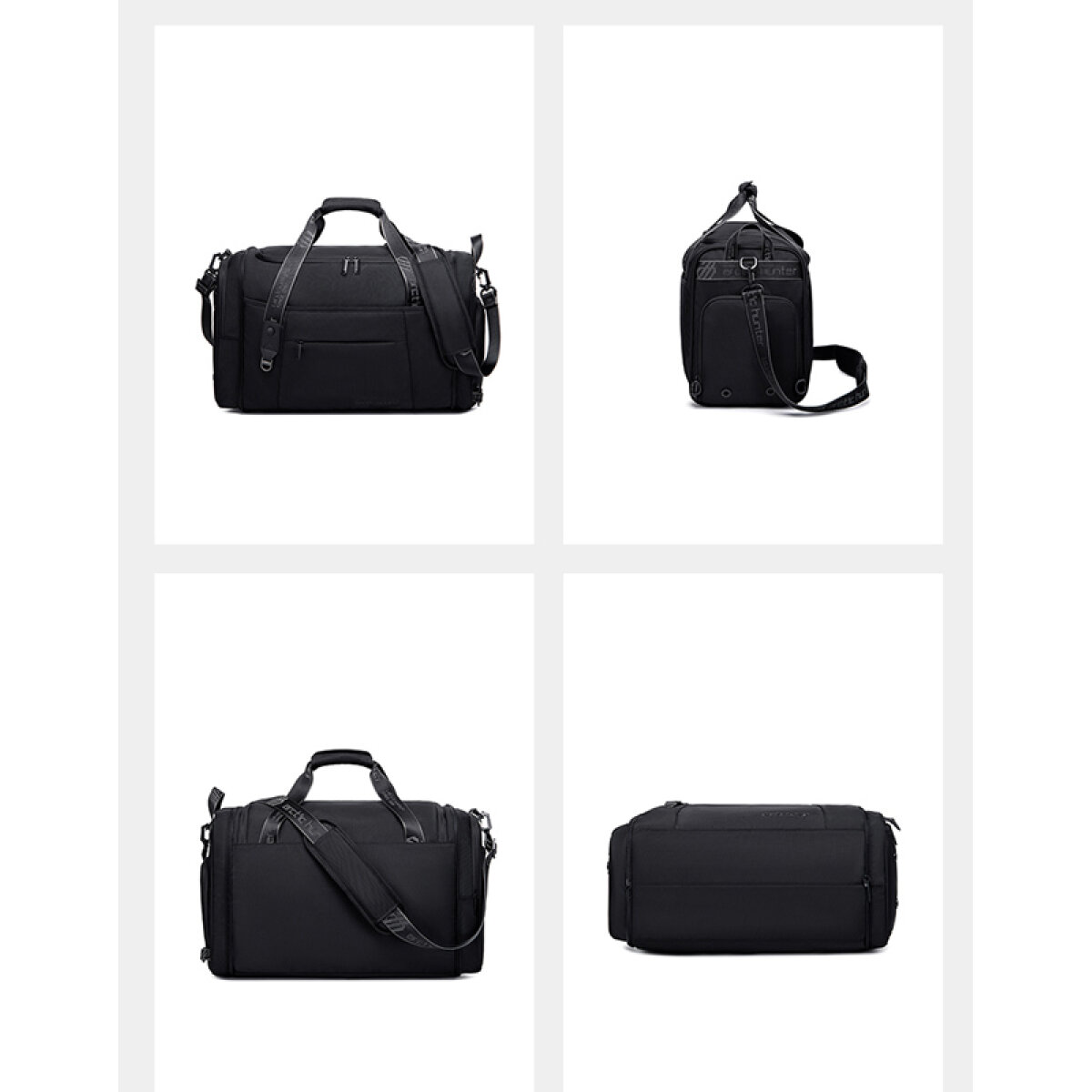LX00021-BK-3 ARCTIC HUNTER τσάντα ταξιδίου LX00021, πτυσσόμενη, 30L, μαύρη - Image 4