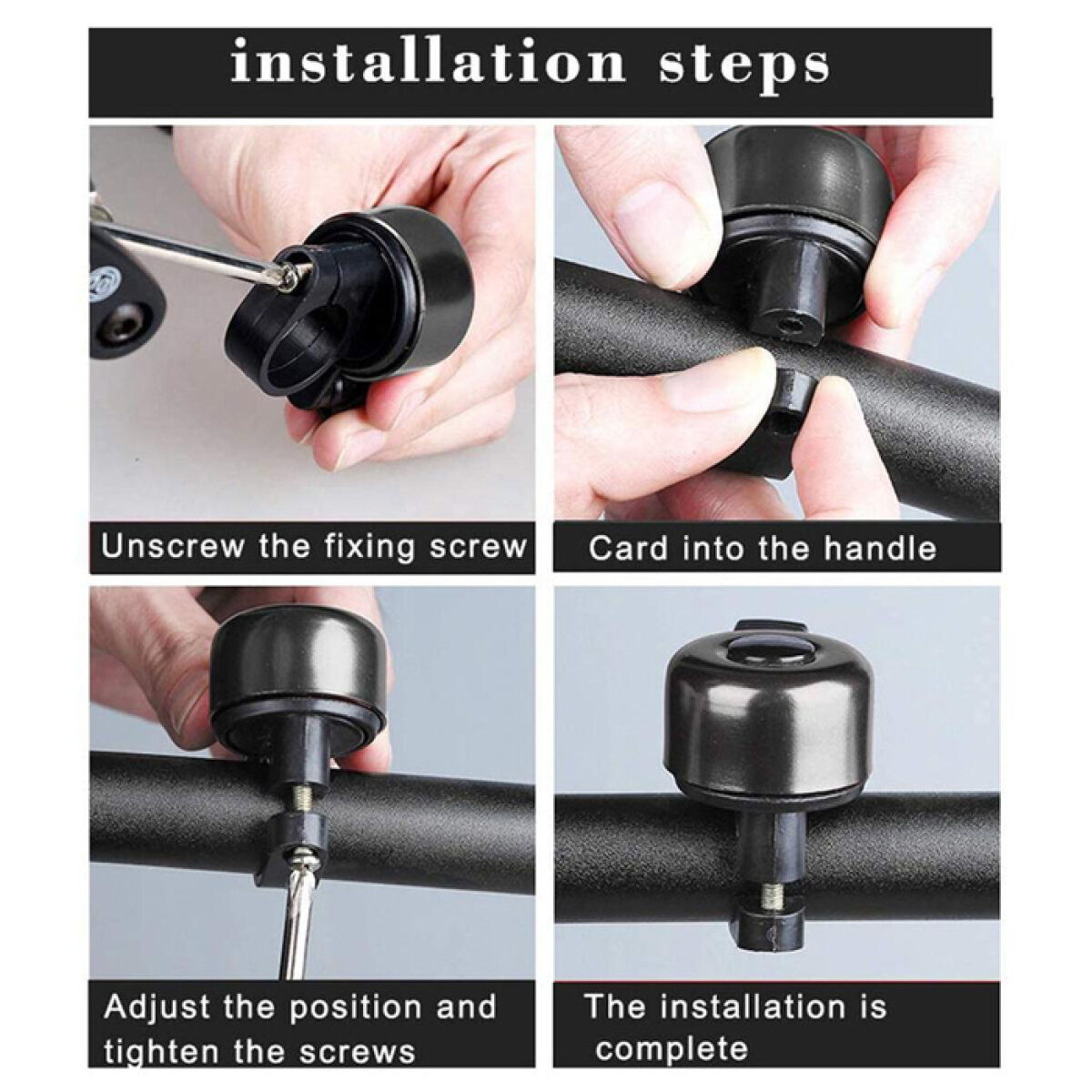 Κουδούνι ποδηλάτου LXETS170, μηχανικό, μεταλλικό, διάφορα χρώματα - Image 3