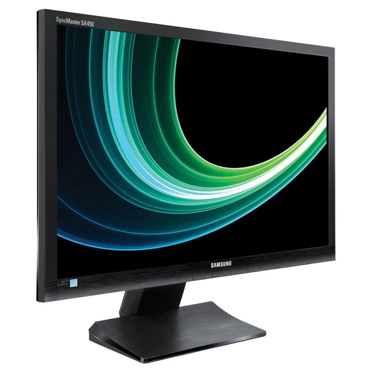 M-S24A450BW-FQ SAMSUNG used οθόνη S24A450BW LΕD, 24" 1920x1200px, VGA/DVI, Grade B - Image 1