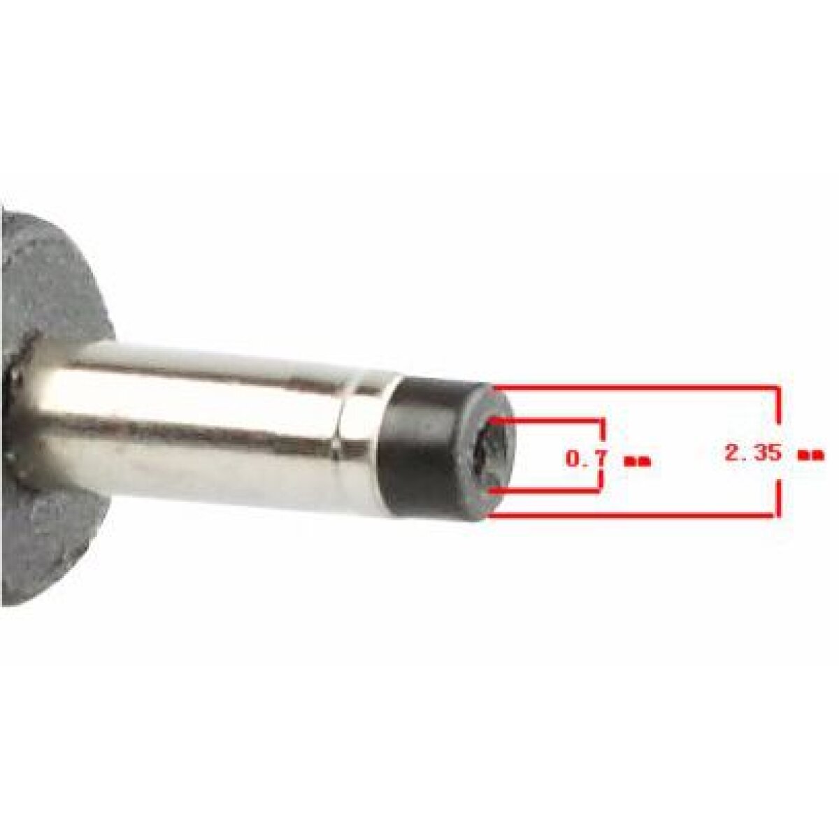 M21 POWERTECH βύσμα για φορτιστή Asus laptop, M21, 19V, 2.35x0.7mm - Image 1