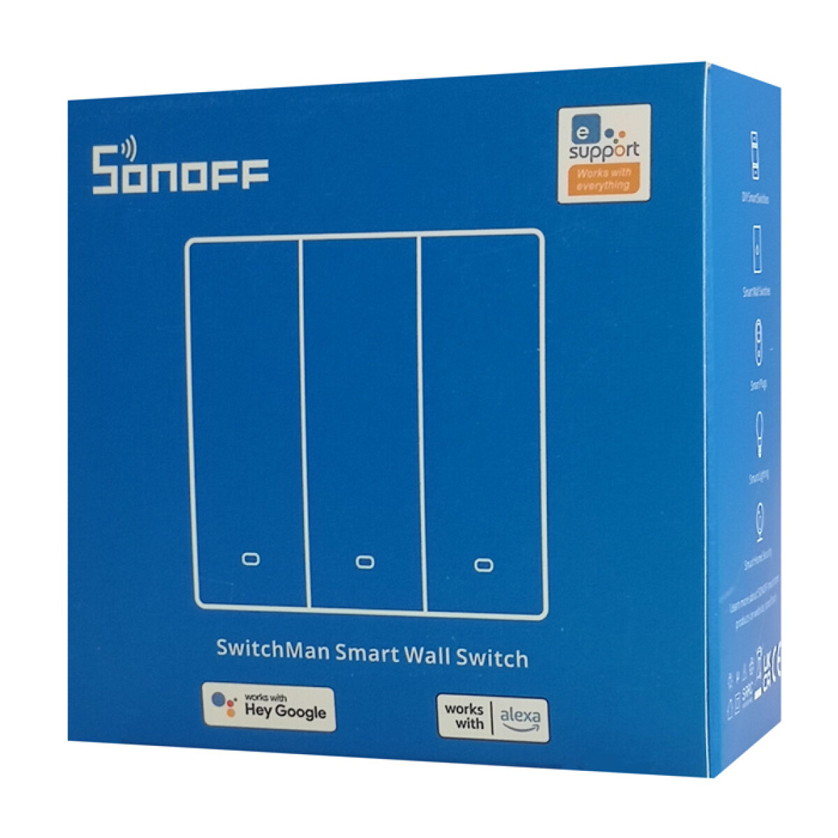 M5-3C-86-6 SONOFF smart διακόπτης M5-3C-86, τριπλός, WiFi, γκρι - Image 7