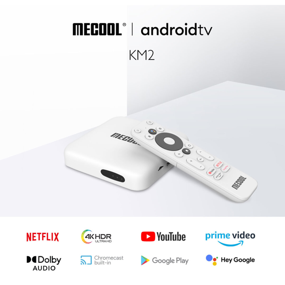 MCL-KM2-1 MECOOL TV Box KM2, Google & Netflix certificate, 4K, WiFi, Android 10 - Image 2