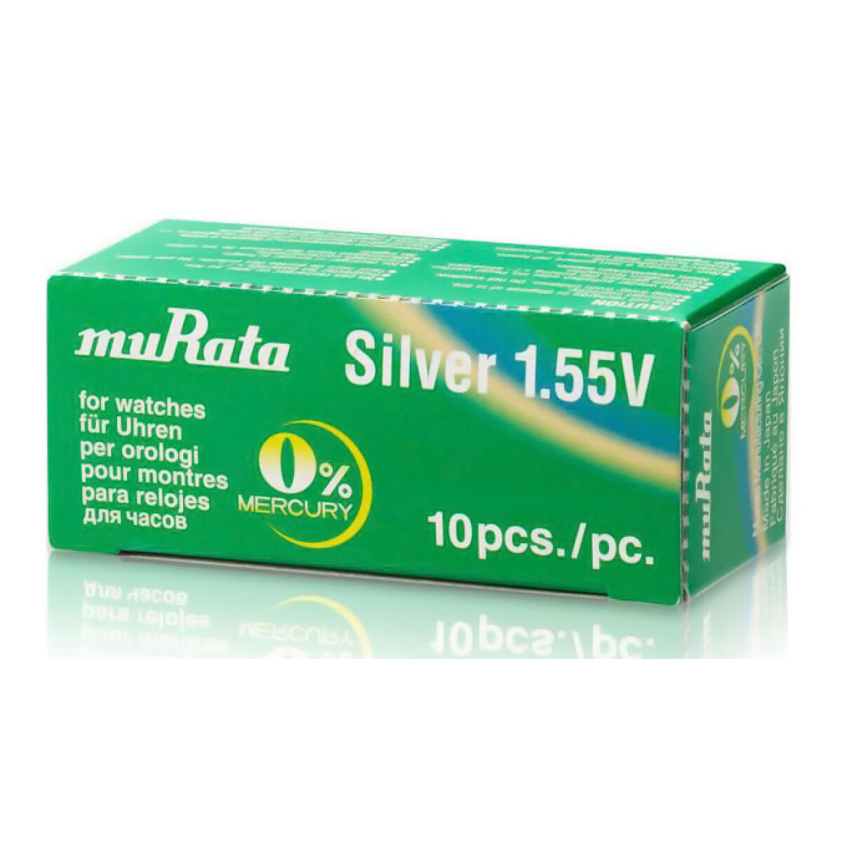 MR-SR920SW MURATA μπαταρία Silver Oxide για ρολόγια SR920SW, 1.55V, No371, 10τμχ - Image 1