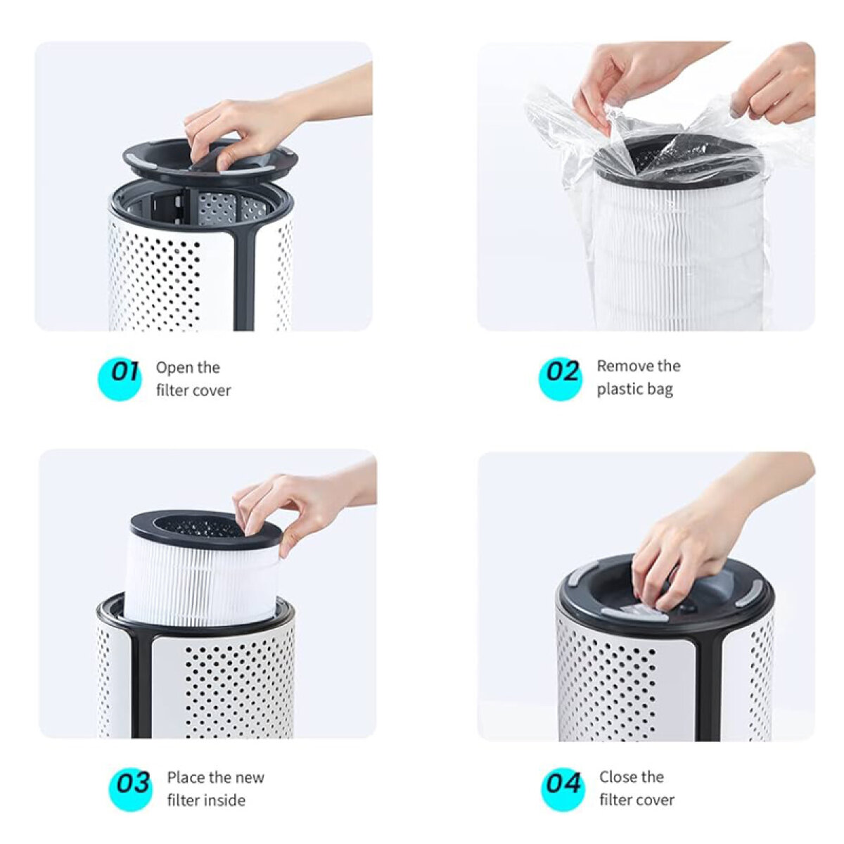 Ανταλλακτικό φίλτρο True HEPA NA-AP500FT για καθαριστή αέρα - Image 2