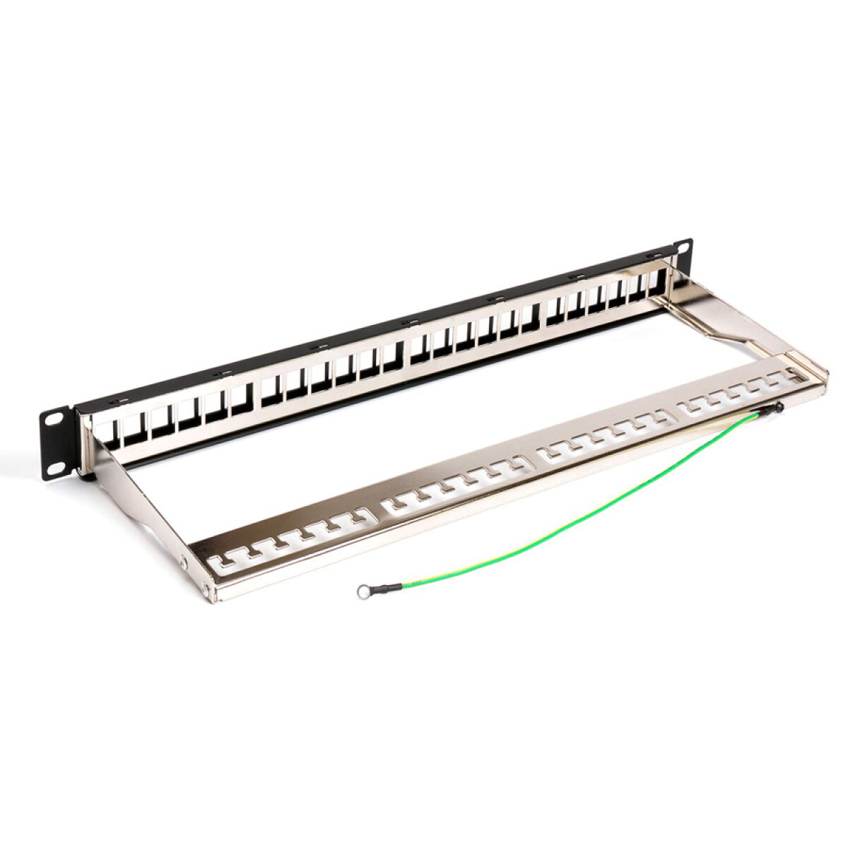 POWERTECH keystone patch panel NETW-0013, FTP 19"/1U, 24-port, 1U - Image 2