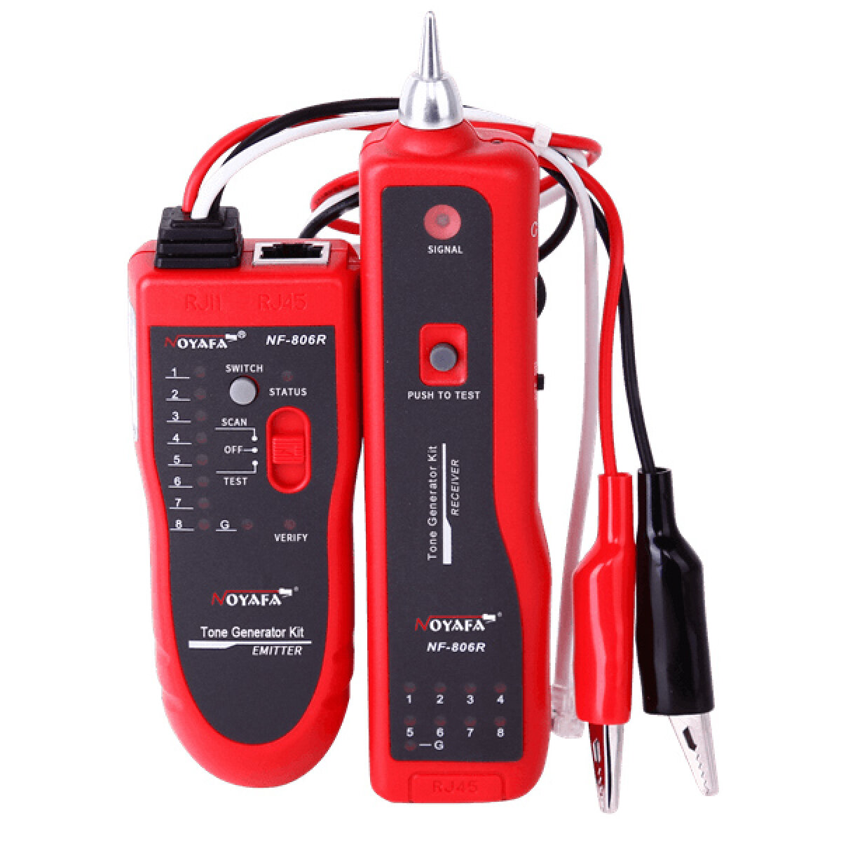 NF-806 NOYAFA tester καλωδίων δικτύου NF-806 για RJ45 & RJ11 - Image 1