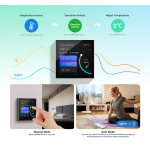 SONOFF smart panel ελέγχου NSPanel Pro, οθόνη αφής, Wi-Fi, Zigbee, μαύρο - Image 10