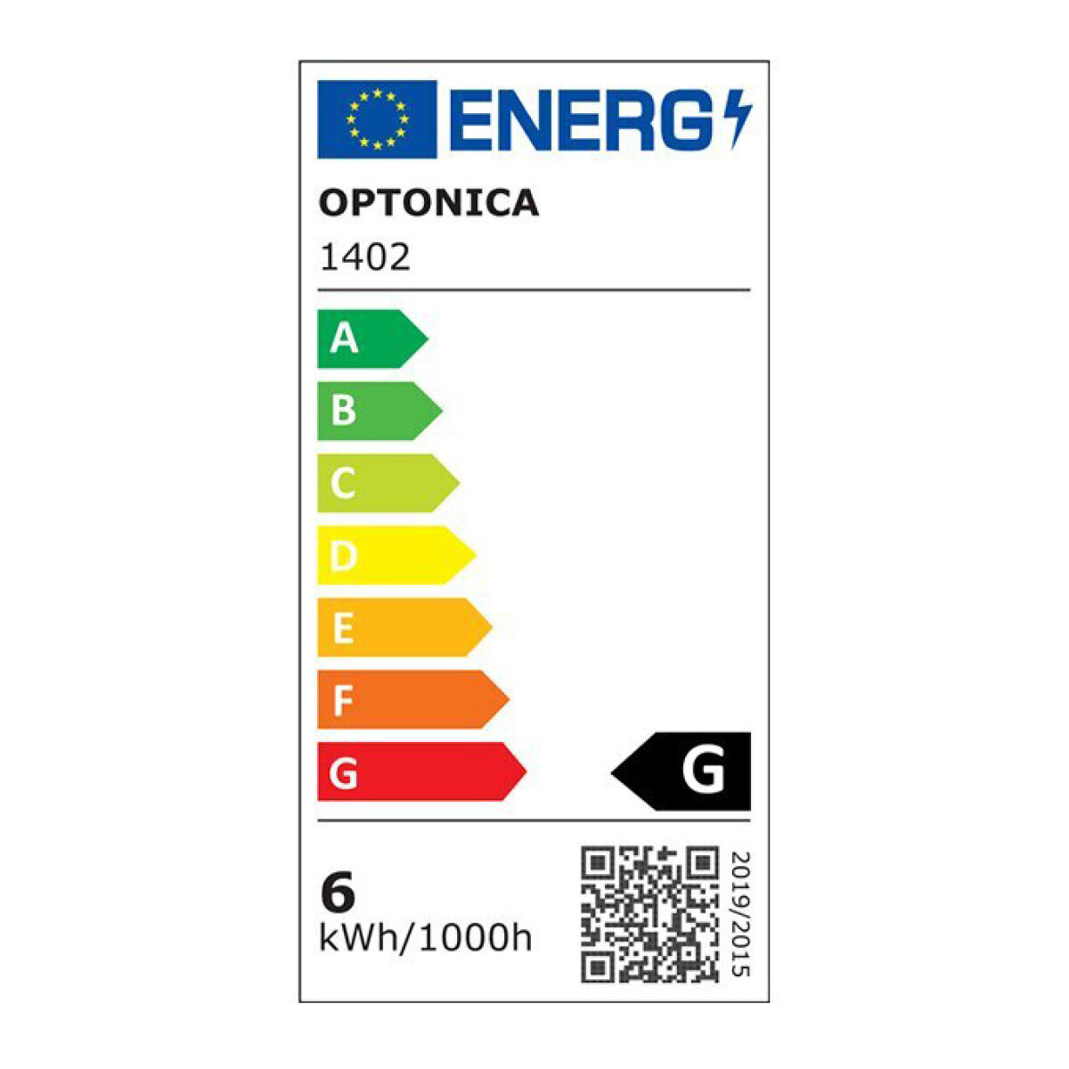 OPT-1402-1 OPTONICA LED λάμπα G45 1402, 5.5W, 4500K, E14, 450lm - Image 2