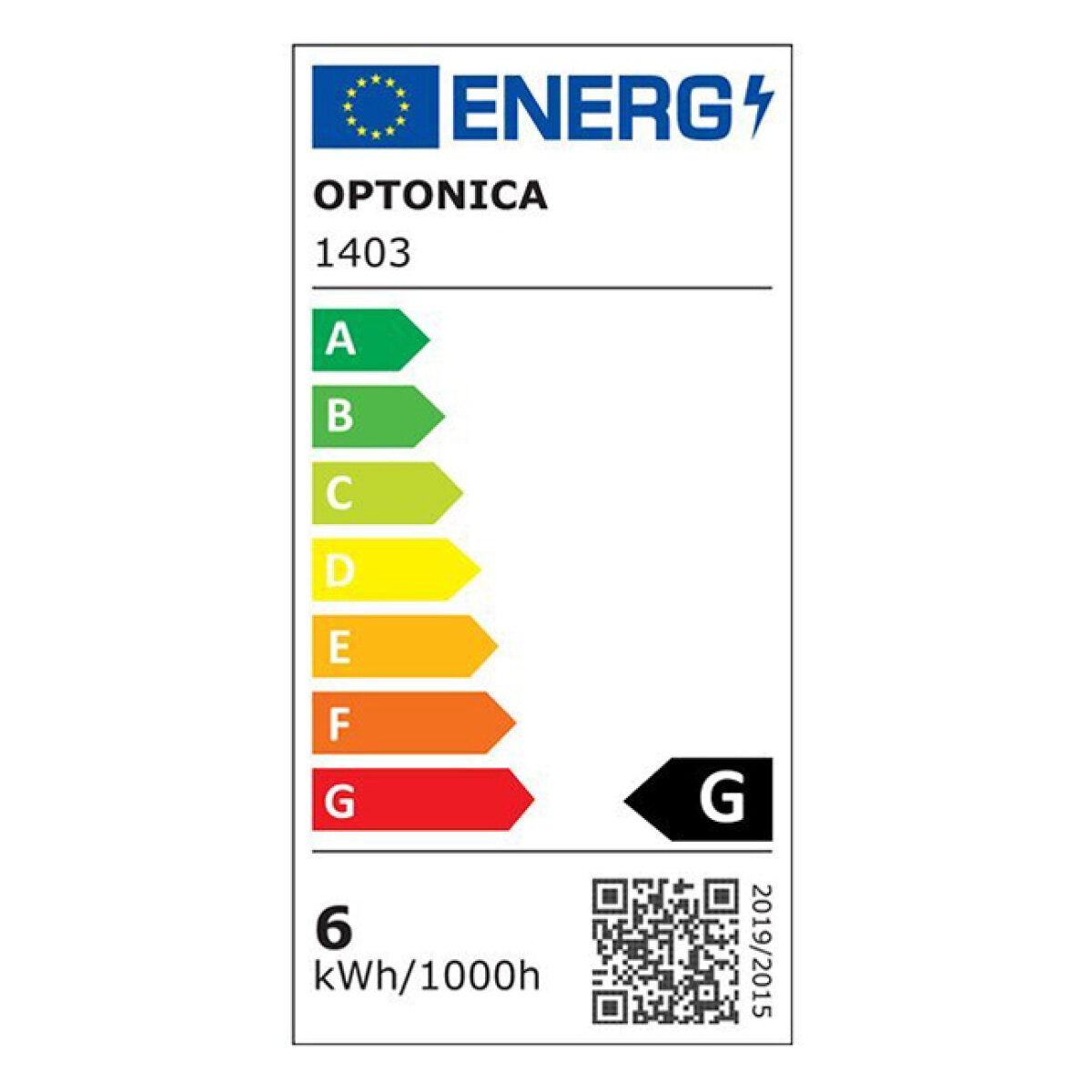 OPTONICA LED λάμπα G45 1403, 5.5W, 2700K, 450lm, E14 - Image 2