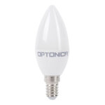 OPTONICA LED λάμπα candle C37 1430, 8W, 2700K, 710lm, E14