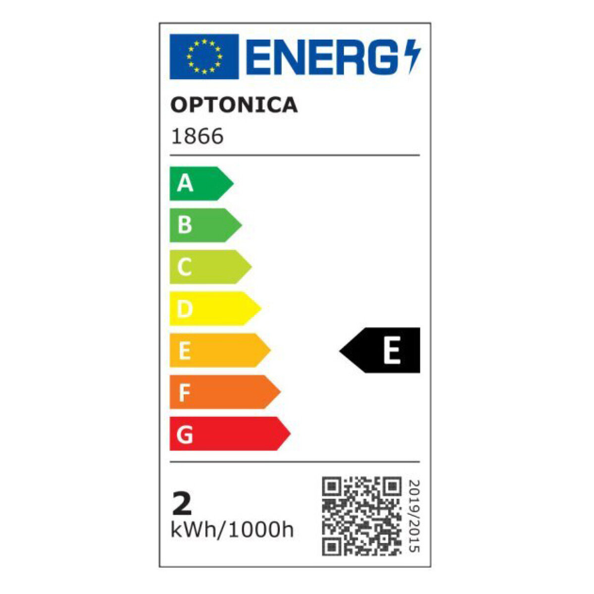 OPT-1866-1 OPTONICA LED λάμπα G45 1866, Filament, 2W, 2700K, 200lm, E27 - Image 2
