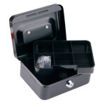 MP κουτί ταμείου με κλειδί PA214-02 με θήκη & λαβή, μεταλλικό, 19x14cm - Image 2