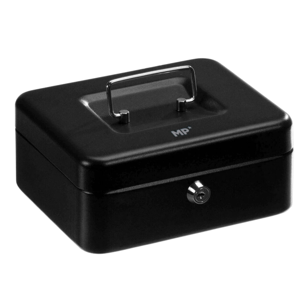 MP κουτί ταμείου με κλειδί PA214-02 με θήκη & λαβή, μεταλλικό, 19x14cm - Image 1