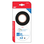 MP foam κολλητική ταινία διπλής όψεως PA515, 19mm, 2.3m, μαύρη, 2τμχ - Image 2