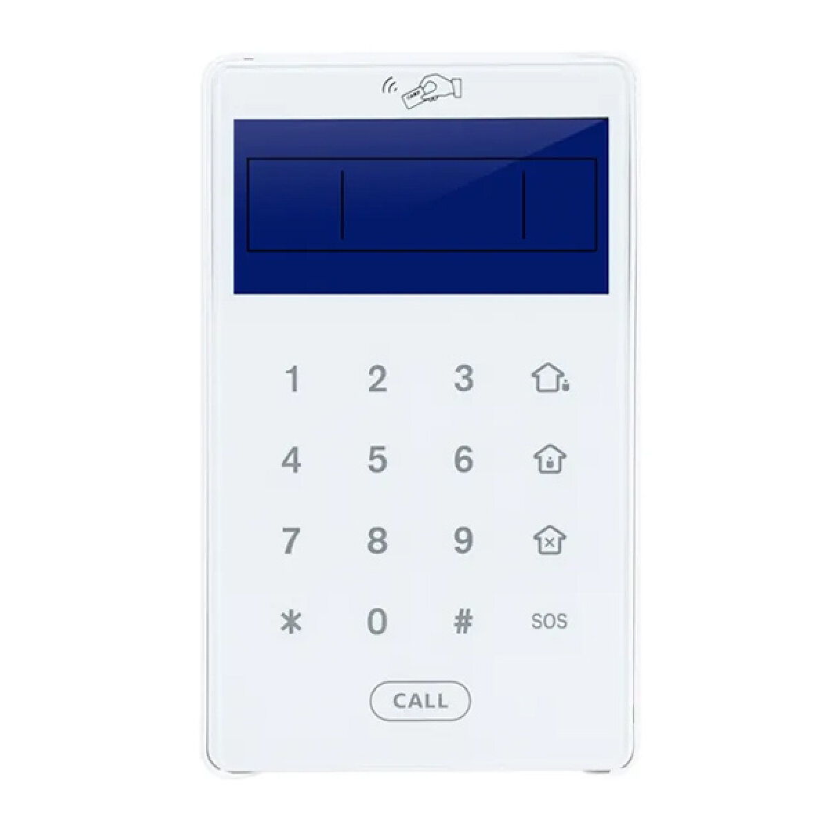 PB-503R Ασύρματο πληκτρολόγιο συναγερμού PB-503R με οθόνη LCD, αφής, RFID - Image 1