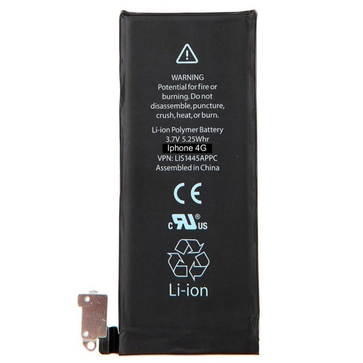 PBAT-001 High Copy Μπαταρία για iPhone 4G, Li-ion 1420mAh - Image 1