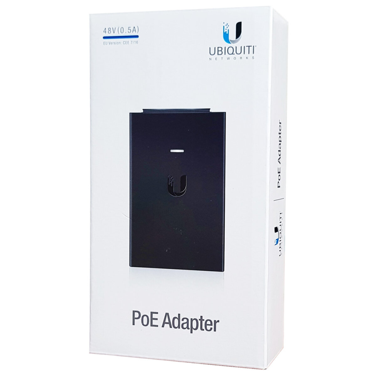 POE-48-24W-G-1 UBIQUITI Gigabit PoE adapter POE-48-24W-G με power cable, 48VDC, 24W - Image 2