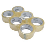 POWERTECH αυτοκόλλητη ταινία PT-1029, διάφανη, 48mm, 60m, 6τμχ - Image 2