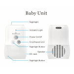 POWERTECH ασύρματη ενδοεπικοινωνία μωρού PT-1185 με φως νυκτός - Image 7