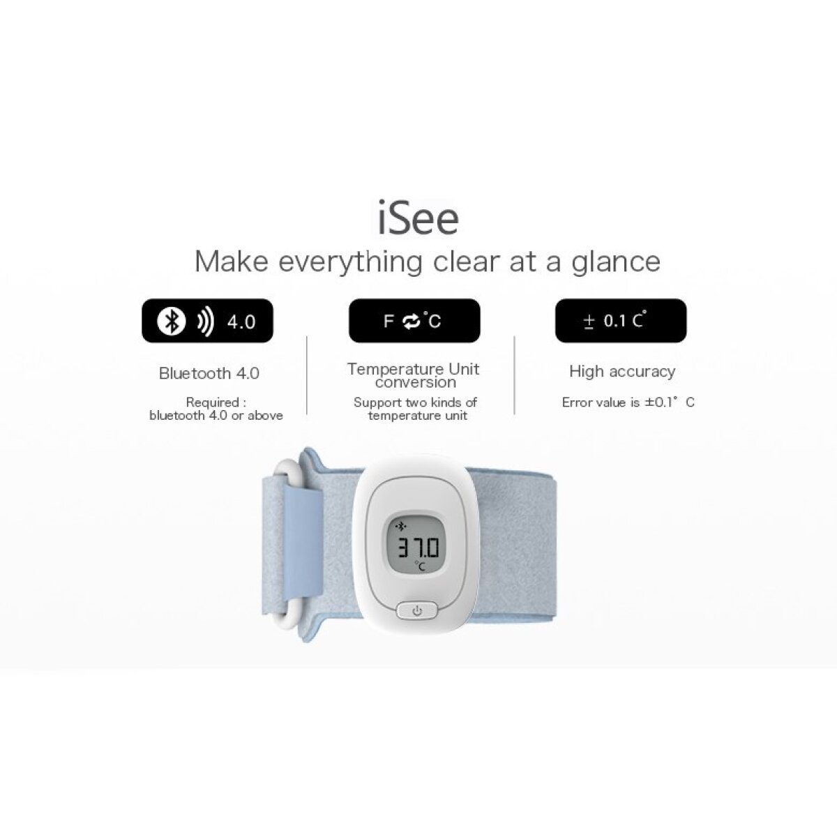 PT-501-8 POWERTECH Smart Παιδικό Θερμόμετρο PT-501, Bluetooth, με συναγερμό - Image 8