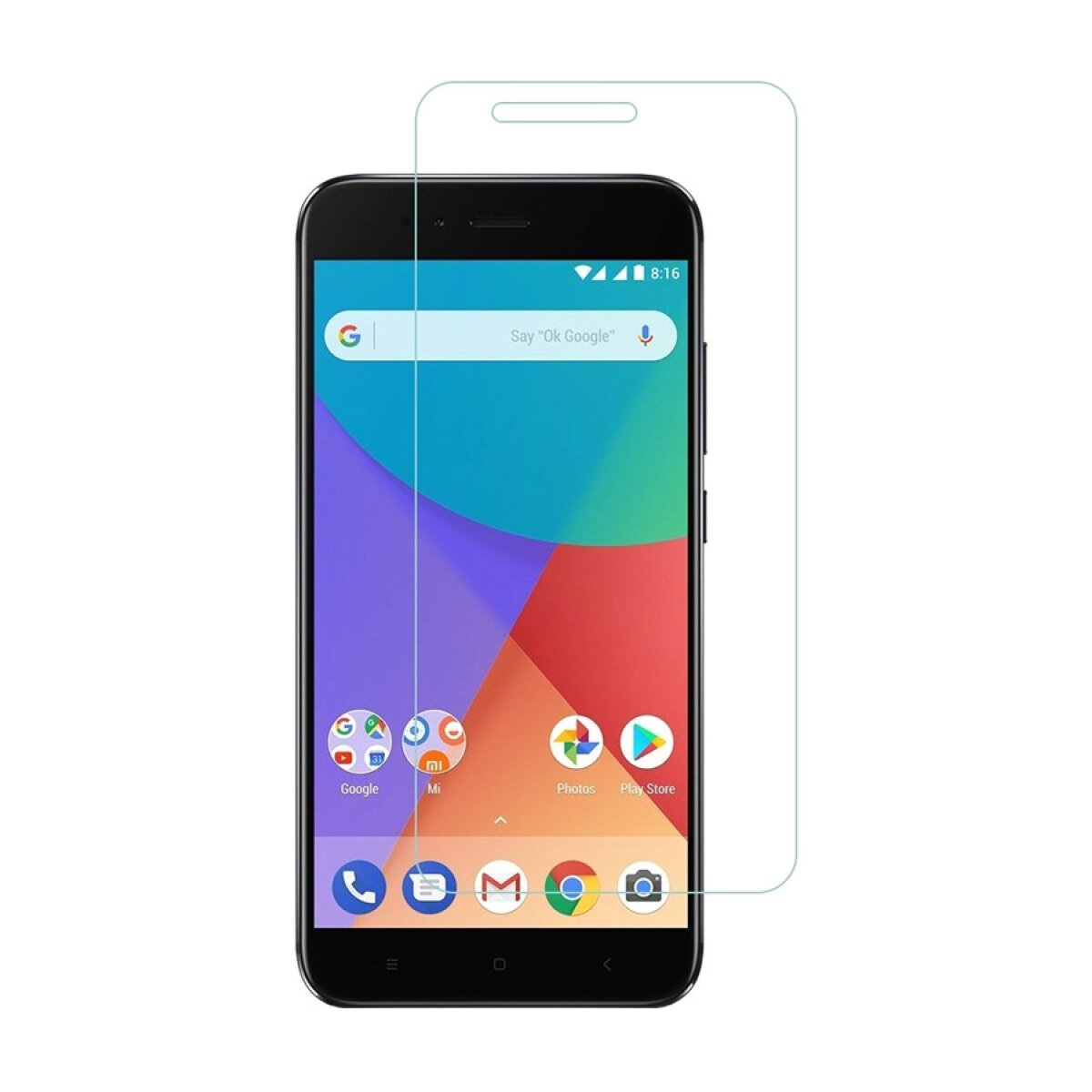 PT-561 POWERTECH Tempered Glass 9H(0.33MM), για Xiaomi Mi A1 - Image 1
