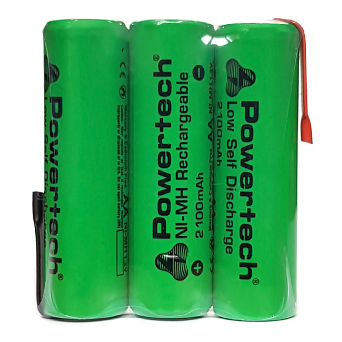 PT-793 POWERTECH επαναφορτιζόμενη μπαταρία PT-793 2100mAh, AΑ HR6, 3τμχ - Image 1