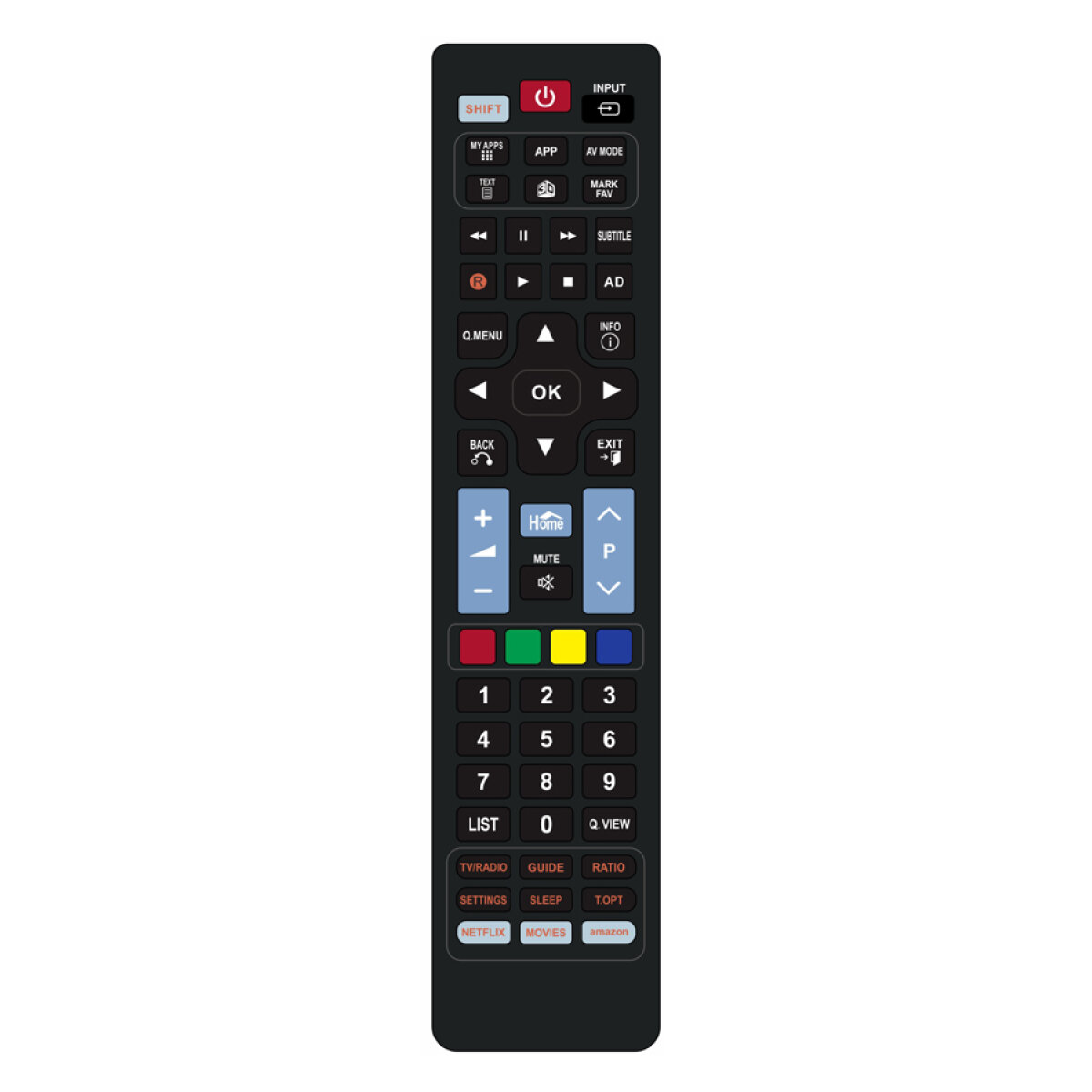 PT-830 POWERTECH Τηλεχειριστήριο PT-830 για τηλεοράσεις LG - Image 1