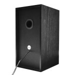 POWERTECH ηχεία Premium sound PT-845 από ξύλο, 2x 3W, 3.5mm, μαύρα - Image 2