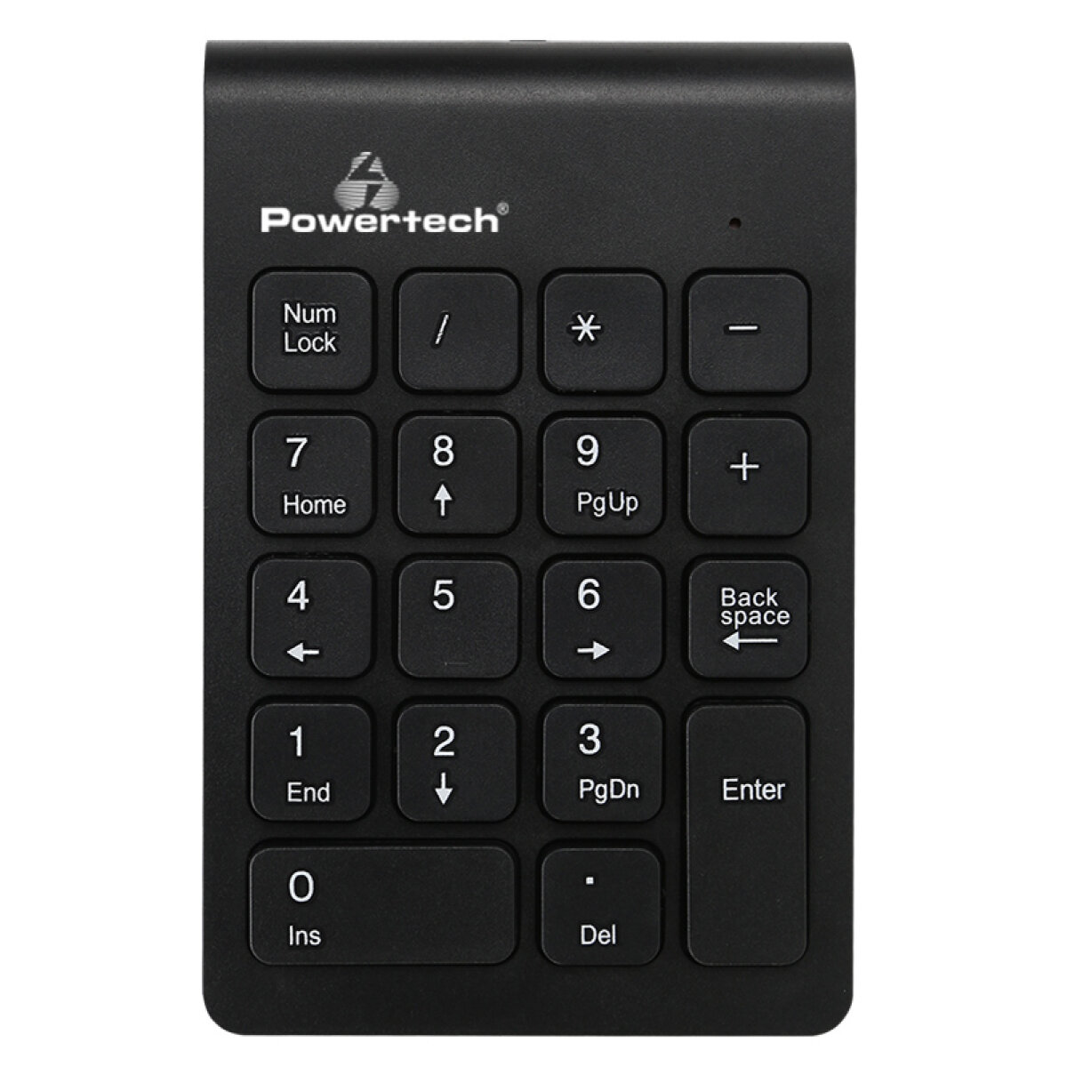 POWERTECH ασύρματο αριθμητικό πληκτρολόγιο PT-939, 2.4GHz, μαύρο - Image 2