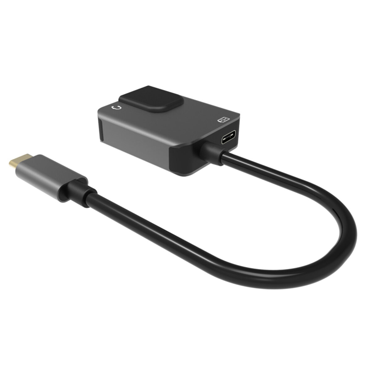 PTH-046-1 POWERTECH αντάπτορας δικτύου PTH-046, USB-C, 1000Mbps, 65W PD, γκρι - Image 2