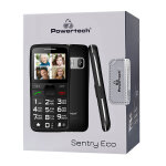 POWERTECH Κινητό Τηλέφωνο Sentry Eco PTM-18, SOS Call, με φακό, μαύρο - Image 4