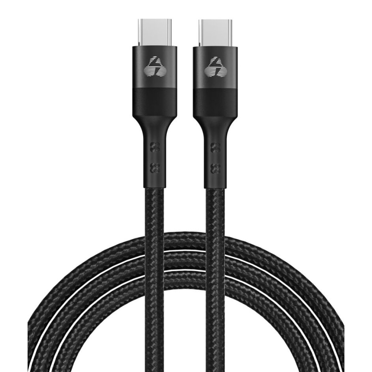 PTR-0132 POWERTECH καλώδιο USB-C PTR-0132, PD 100W, copper, 1m, μαύρο - Image 1