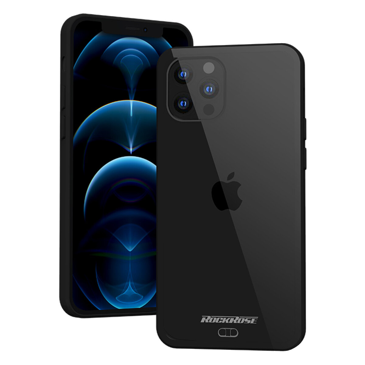 RRPCIP12AB-1 ROCKROSE θήκη Aqua για iPhone 12 mini, μαύρη - Image 3