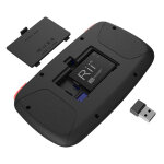 RIITEK ασύρματο mini πληκτρολόγιο i4, backlit, Bluetooth & 2.4GHz, μαύρο - Image 4