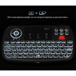 RIITEK ασύρματο mini πληκτρολόγιο i4, backlit, Bluetooth & 2.4GHz, μαύρο - Image 6