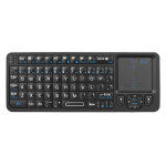 RIITEK ασύρματο mini πληκτρολόγιο K06, backlit, Bluetooth/2.4GHz, μαύρο